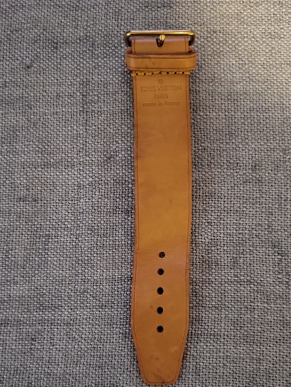 Women's Leather Belt Strap Bracelet in Tan